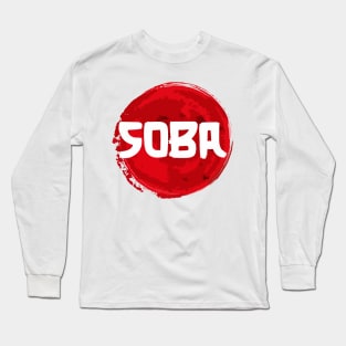 Soba-Japanese Food Long Sleeve T-Shirt